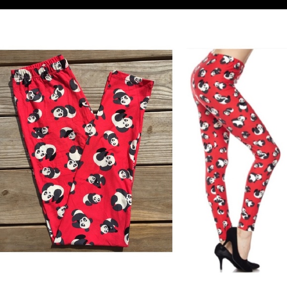 New Mix Pants - os playing panda leggings